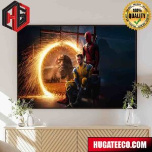 Deadpool And Wolverine Fan Made Artwork Home Decor Poster Canvas
