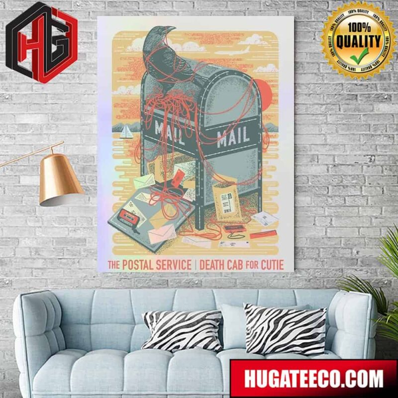 Death Cab For Cutie And The Postal Service Show May 11 2024 Kilby Block Party Salt Lake City Ut Poster Canvas