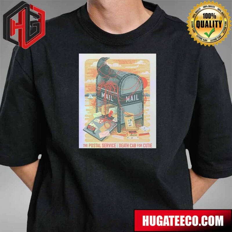 Death Cab For Cutie And The Postal Service Show May 11 2024 Kilby Block Party Salt Lake City Ut T-Shirt