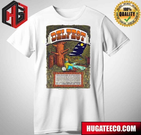 Delfest Festival On May 23-26 At Cumberland Fairgrounds Cumberland Maryland T-Shirt
