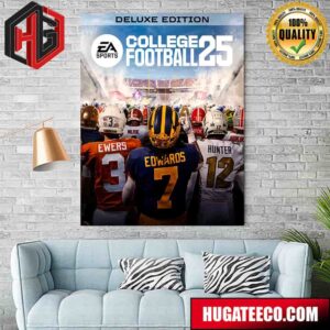Deluxe Edition Ea Sports College FootbEa Sports College Football 25 all 25 Coming July 19 Home Decor Poster Canvas