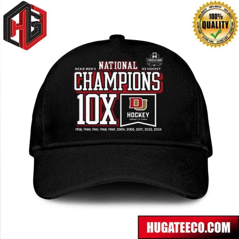 Denver Pioneers National Champions 2024 DI Men’s Ice Hockey For The 10X Time In Program History Classic Snapback Classic Cap