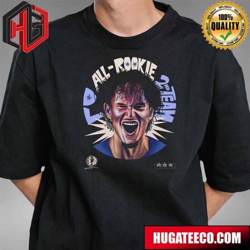 Dereck Lively II Dallas Mavericks NBA All-Roolie 2nd Team T-Shirt