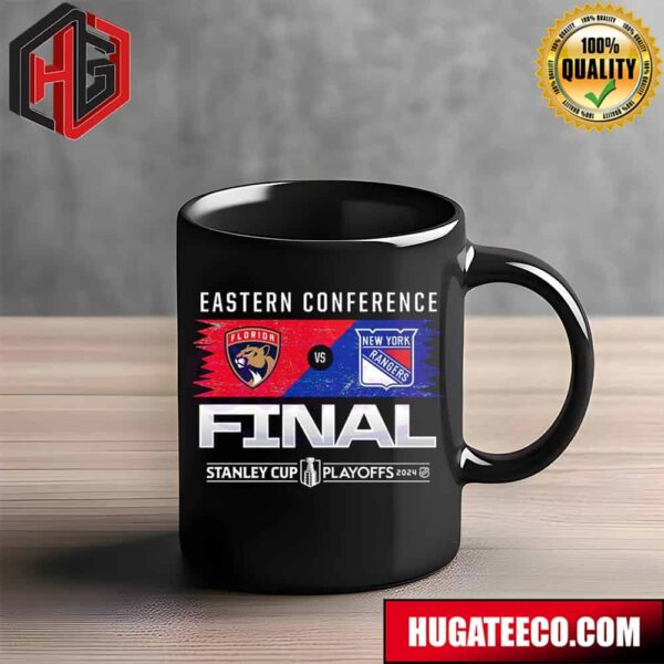 Eastern Conference Finals Florida Panthers vs New York Rangers Stanley Cup Playoffs 2024 NHL Ceramic Mug