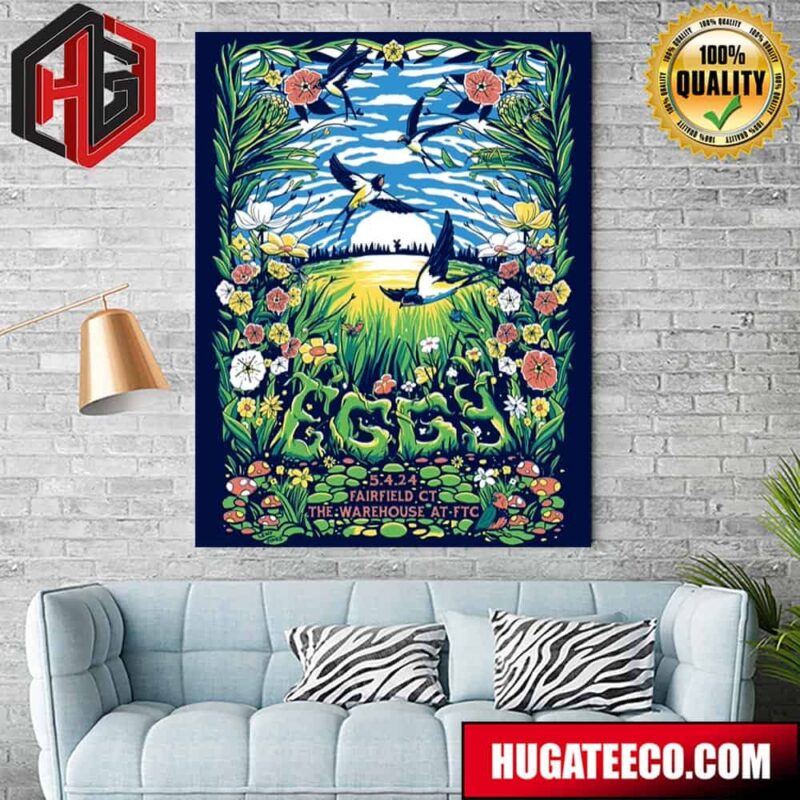 Eggmusic Show Poster On May 4th 2024 Fairfield Ct The Waregouse At Ftc Home Decoration Poster Canvas