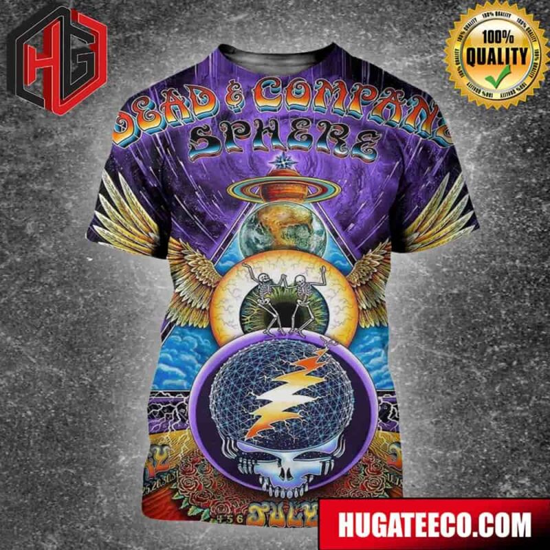 Emek Studios The Dead And Company At The Sphere By Emek All Over Print Shirt