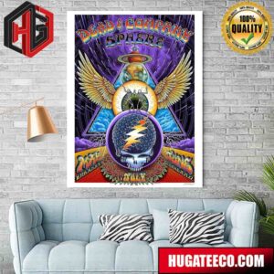 Emek Studios The Dead And Company At The Sphere By Emek Home Decor Poster Canvas