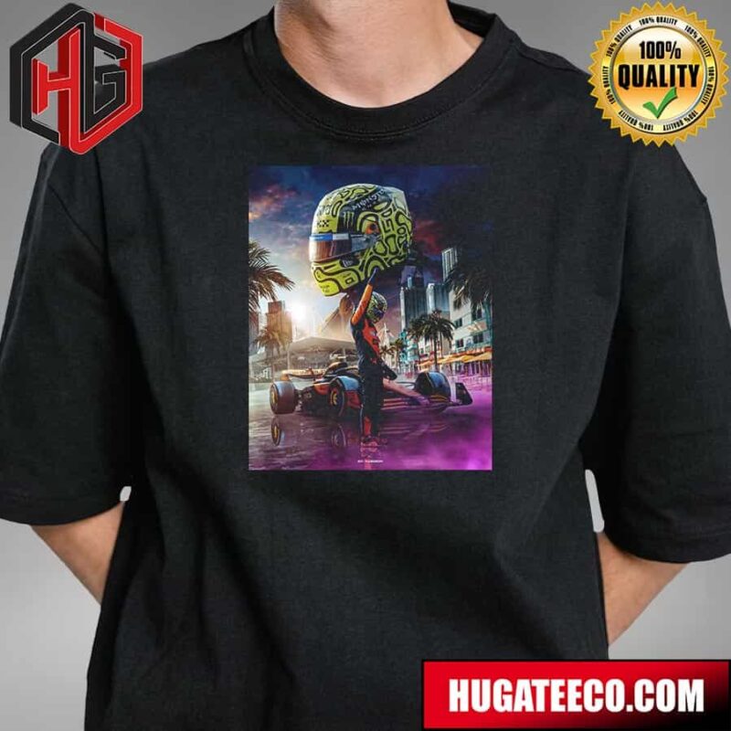 F1 Lando Norris Miami Gp Winner Poster T-Shirt