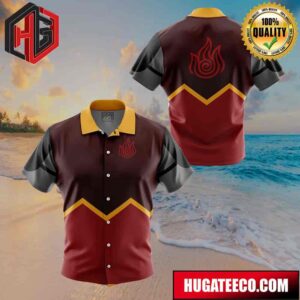 Firebenders Avatar Button Up Animeape Hawaiian Shirt