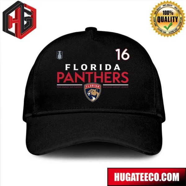 Florida Panthers 2024 Stanley Cup Playoff National Hockey League Authentic Pro 16 Aleksander Barkov Hat-Cap