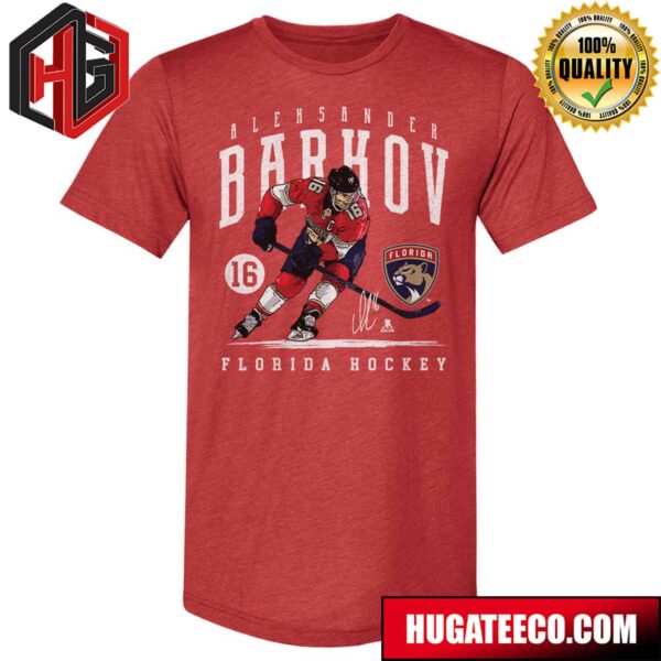 Florida Panthers Aleksander Barkov 16 2024 Stanley Cup Playoffs With Signature Game T-Shirt