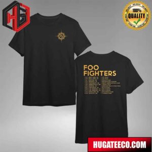 Foo Fighters 2024 Us Everything Or Nothing At All Tour Two Sides T-Shirt