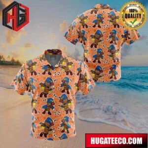 Geno Super Mario Bros Button Up Animeape Hawaiian Shirt