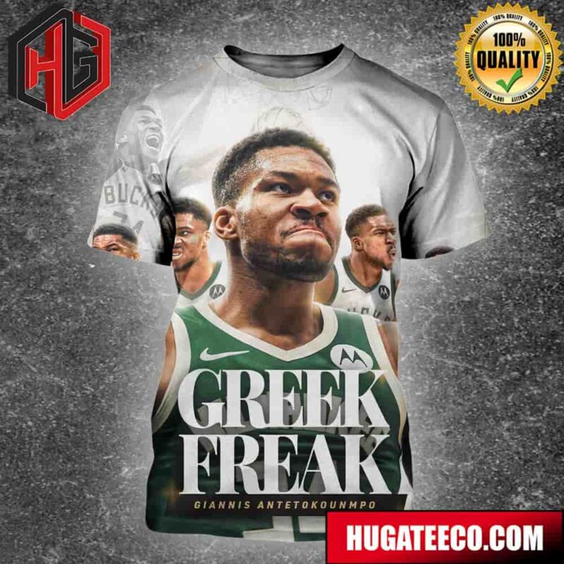 Giving Him His Flowers This Is A Giannis Antetokounmpo Appreciation Post Greek Freak All Over Print Shirt