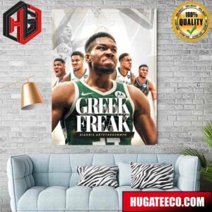 Giving Him His Flowers This Is A Giannis Antetokounmpo Appreciation Post Greek Freak Home Decor Poster Canvas