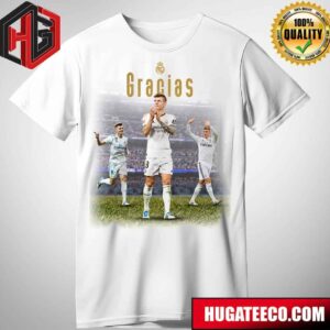 Gracias Toni Kroos Retires After Euro 2024 Real Madrid Is And Will Be My Last Club T-Shirt