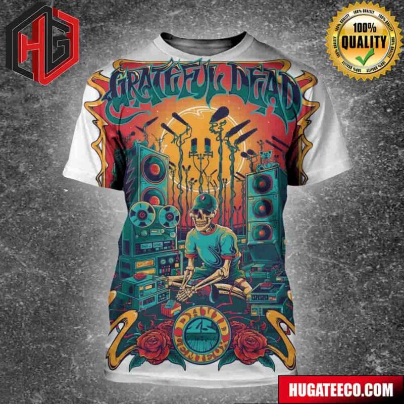 Grateful Dead 2024 Helen Kennedy Zazzcorp David Lemieux Anniversary All Over Print Shirt