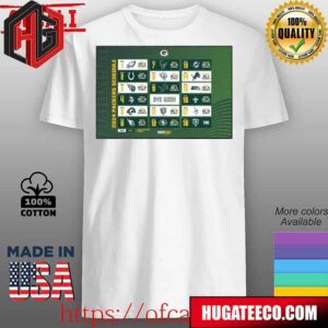 Green Bay Packers Announced Their New Season NFL 2024 Schedule Unisex T-Shirt