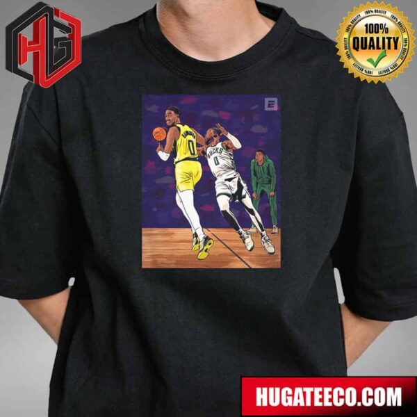 Haliburton And The Indiana Pacers Run Away With The Series Vs Milwaukee T-Shirt