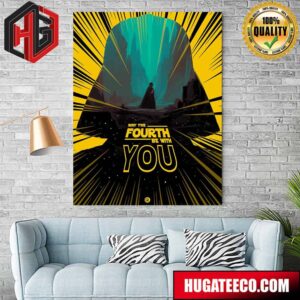 Happy Star Wars Day May The 4th Be With You Home Decoration Poster Canvas