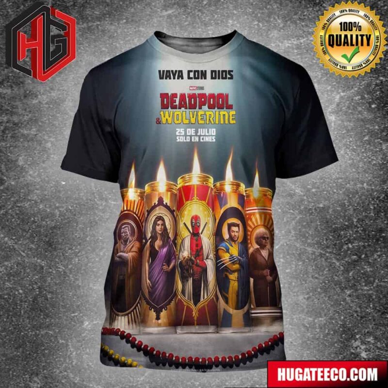 HD Version Of The New Deadpool And Wolverine Poster In Theaters On July 26 3D T-Shirt