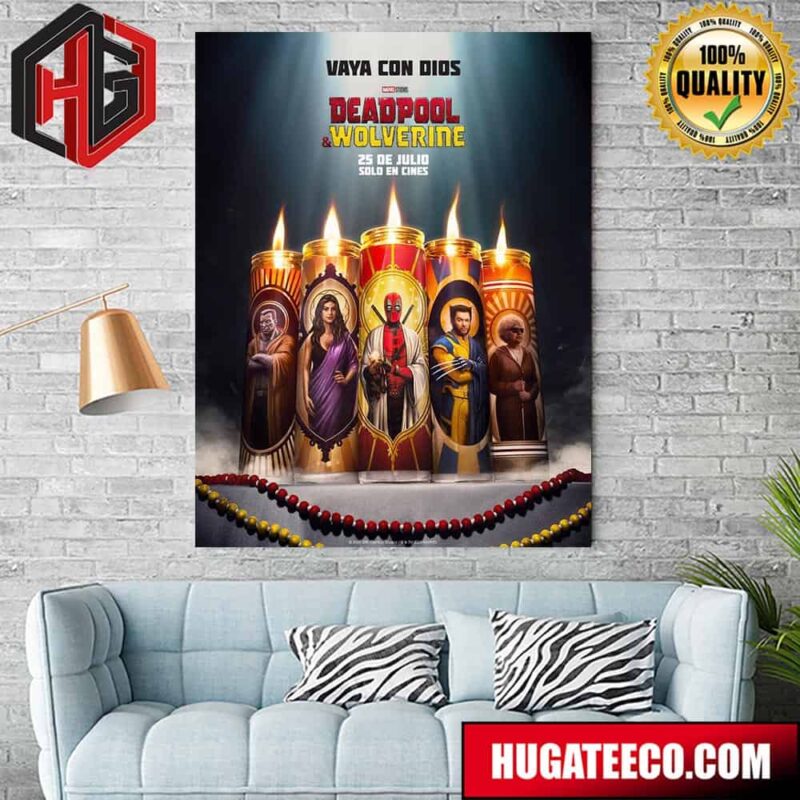 Hd Version Of The New Deadpool And Wolverine Poster In Theaters On July 26 Home Decoration Poster Canvas