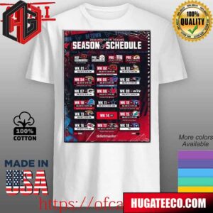 Houston Texans Announced Their New Season NFL 2024 Schedule Unisex T-Shirt