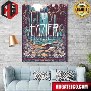 Hozier And Unreal Unearth Tour Empower Federal Credit Union Amphitheater At Lakeview May 21 2024 Syracuse Ny Poster Canvas