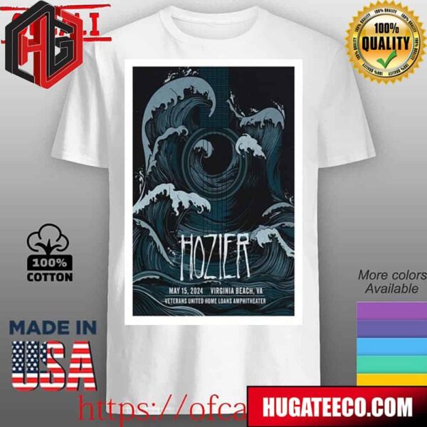 Hozier Show At Veterans United Virginia Beach Va On May 15 2024 Poster Unisex T-Shirt