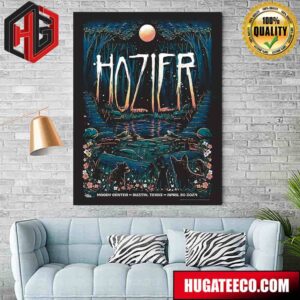 Hozier Show Moody Center In Austin Texas April 30 2024 Poster Canvas