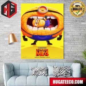 Illumination’s Despicable Me 4 Only In Theaters July 3 Poster Canvas