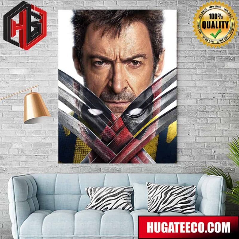 Incredible Poster For Deadpool And Wolverine Home Decor Poster Canvas