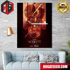 Incredible Poster For Star Wars The Acolyte  Releasing June 4 On Disney Home Decoration Poster Canvas
