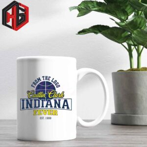 Indiana 22 From The Logo Caitlin Clark Two Sides Ceramic Mug