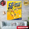 Indiana Pacers Season Series Vs Bucks In The Regular Season And In NBA Playoffs Poster Canvas