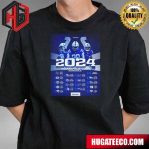 Indianapolis Colts 2024 Schedule Release On NFLN T-Shirt