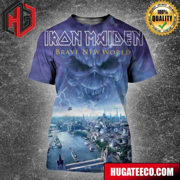 Iron Maiden Album Brave New World Will Celebrate It’s 24th Birthday All Over Print Shirt 3D T-Shirt