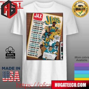 Jacksonville Jaguars Jags 95 Announced Their New Season NFL 2024 Schedule X Men 97 Style Unisex T-Shirt