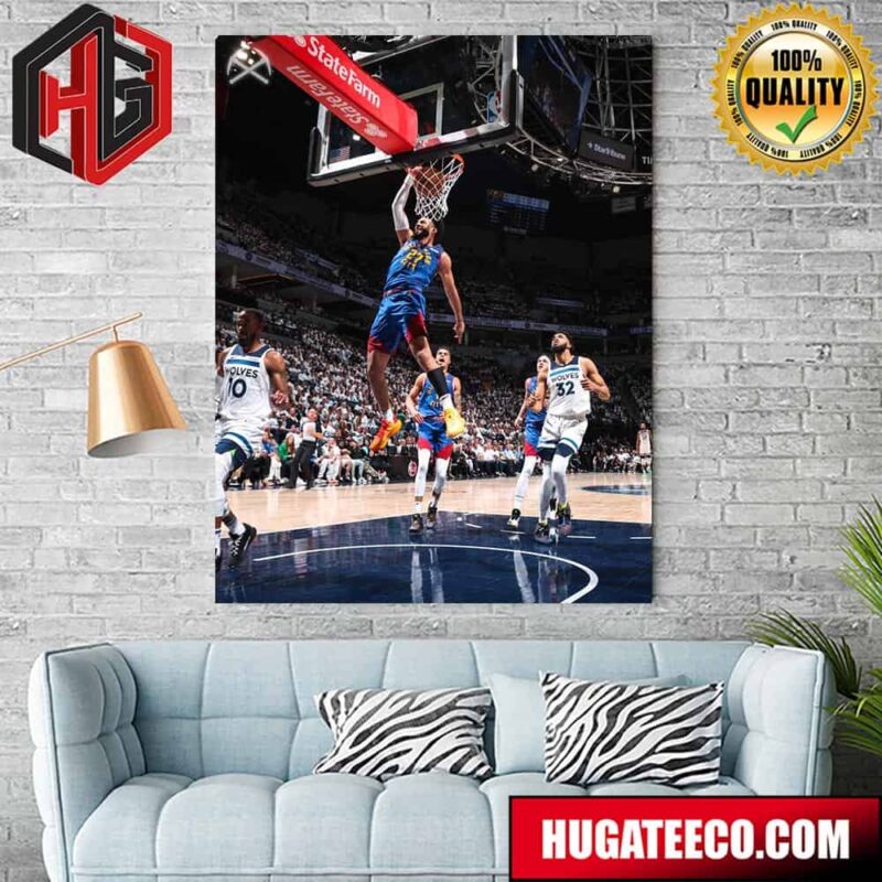 Jamal Murray Denver Nuggets vs Minnesota Timberwolves Best Slam Dunk Moment Sleep Well Nuggets Home Decor