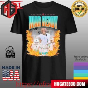 Jaylen Waddle War Ready Dolfan Fire Vintage Unisex T-Shirt