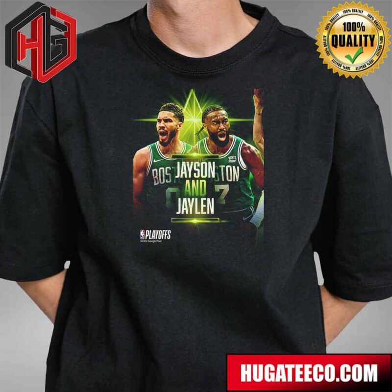 Jayson Tatum And Jaylen Brown Boston Celtics NBA Playoffs 2024 T-Shirt