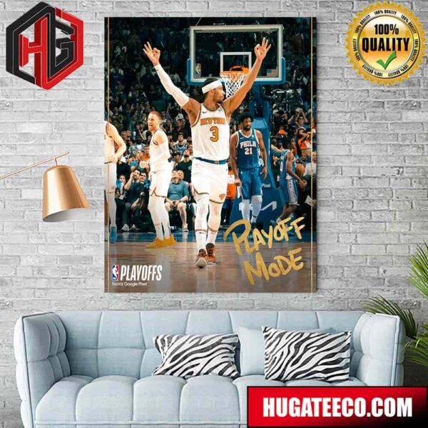 Josh Hart New Yorks Knicks Playoff Mode Advances To The Eastern Conference Semifinals 2024 NBA Playoffs Home Decor Poster Canvas