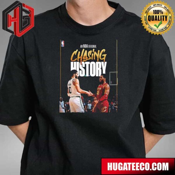 Journeys Of Jayson Tatum Boston Celtics And Donovan Mitchell Cleveland Cavaliers An NBA Original Chasing History T-Shirt