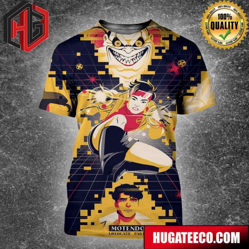Jubilee Motendo Lifedeath Part 1 4th Tribute Poster Of Episodic X-Men 97 3D T-Shirt