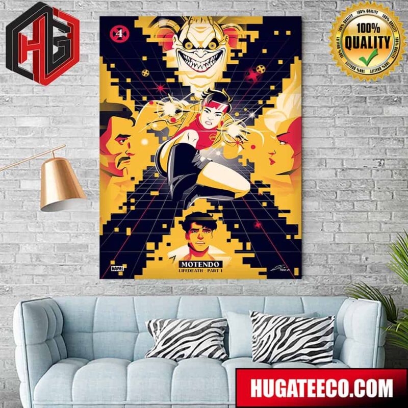 Jubilee Motendo Lifedeath Part 1 4th Tribute Poster Of Episodic X-Men 97 Home Decor Poster Canvas