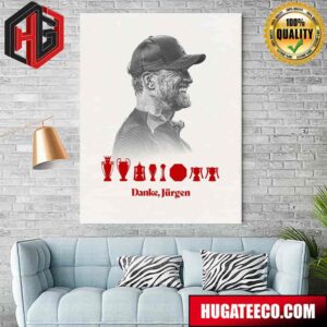 Jurgen Klopp Liverpool FC Has Led Liverpool 491 Matches To Win A Total Of 7 Titles Poster Canvas