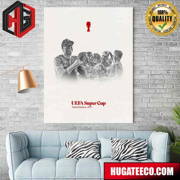 Jurgen Klopp Liverpool FC Uefa Super Cup Tupras Stadyumu 2019 Poster Canvas