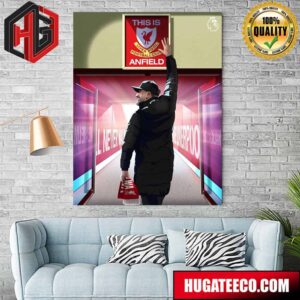 Jurgen Klopp This Is Liverpool Football Club Anfield Home Decor Poster Canvas