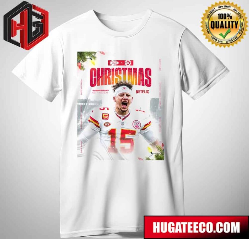 Kansas City Chiefs NFL Another Year Of Christmas Cheer On Netflix T-Shirt