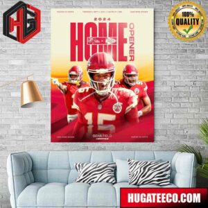 Kansas City Chiefs X Baltimore Ravens 2024home Opener Thursday Sept 5 2024 Poster Canvas